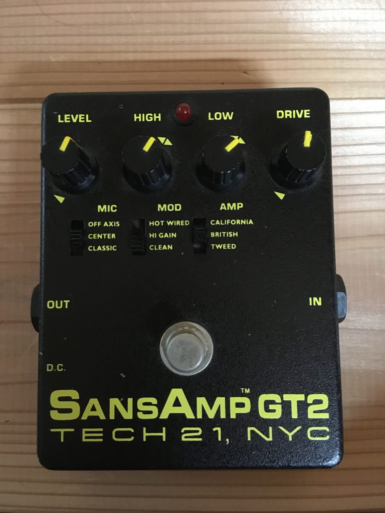 TECH21 SansAmp GT2 アンプシミュレーター ギターエフェクター